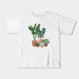 House Plants Illustration 12 Kids T-Shirt